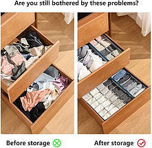 Органайзер для зберігання білизни (24 відділення), Зручний органайзер для зберігання речей, фото 3