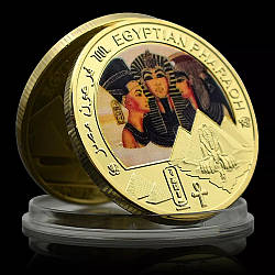 Пам'ятна сувенірна монетаcera і цариці Єгипту із серіїterмеди Єгипту
