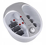 Масажер гідромасажна ванночка для ніг Adler AD2177 з підігрівом бульбашковим і вібромасажем + ароматерапія, фото 3