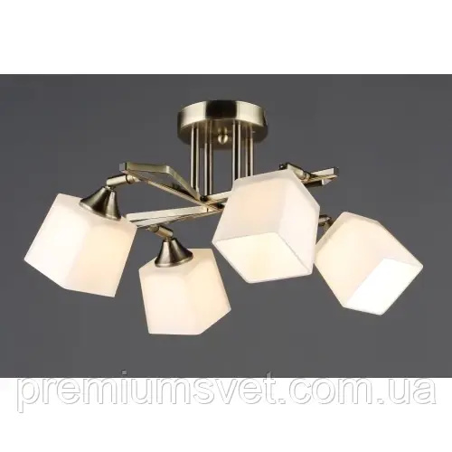 Люстра стельова 6651/4 AB ВN, фото 1