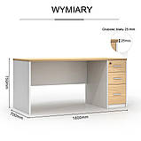 Функціональний стіл Angel Loft Work Light 160 см, фото 5