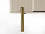 Сучасна тумба під ТВ Karri 180 2D, пісочний беж/золотий, фото 4