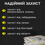Вакуумні пакети, вакуумні пакети для одягу, вакуумні пакети для зберігання речей Hechpro 5м (590), фото 3