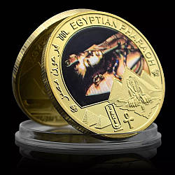 Пам'ятна сувенірна монета Золотий саркофаг Тутанхамону, із серіїterфінгу