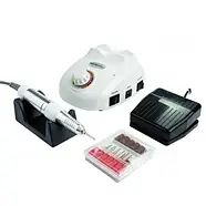 Стартовий набір для манікюру та педикюру - повний набір з фрезером витяжкою, лампою, гель-лаками та розхідниками, фото 5