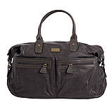 Чоловіча велика дорожна сумка саквояж David Jones (355) сіра, фото 2