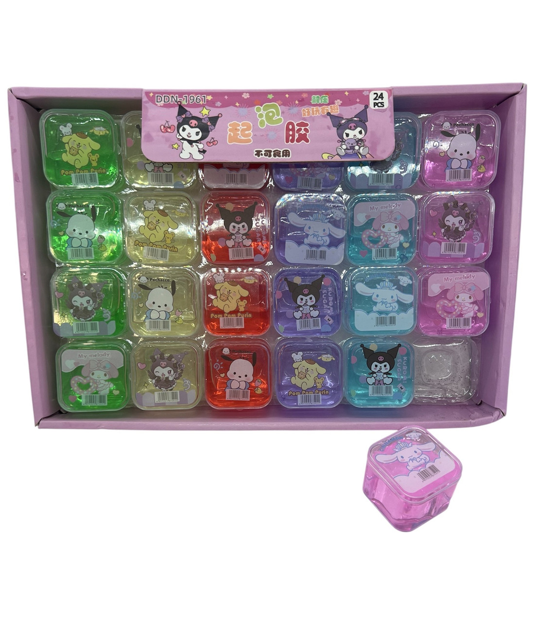 Слайм,  герої Sanrio кольорові, фото 1