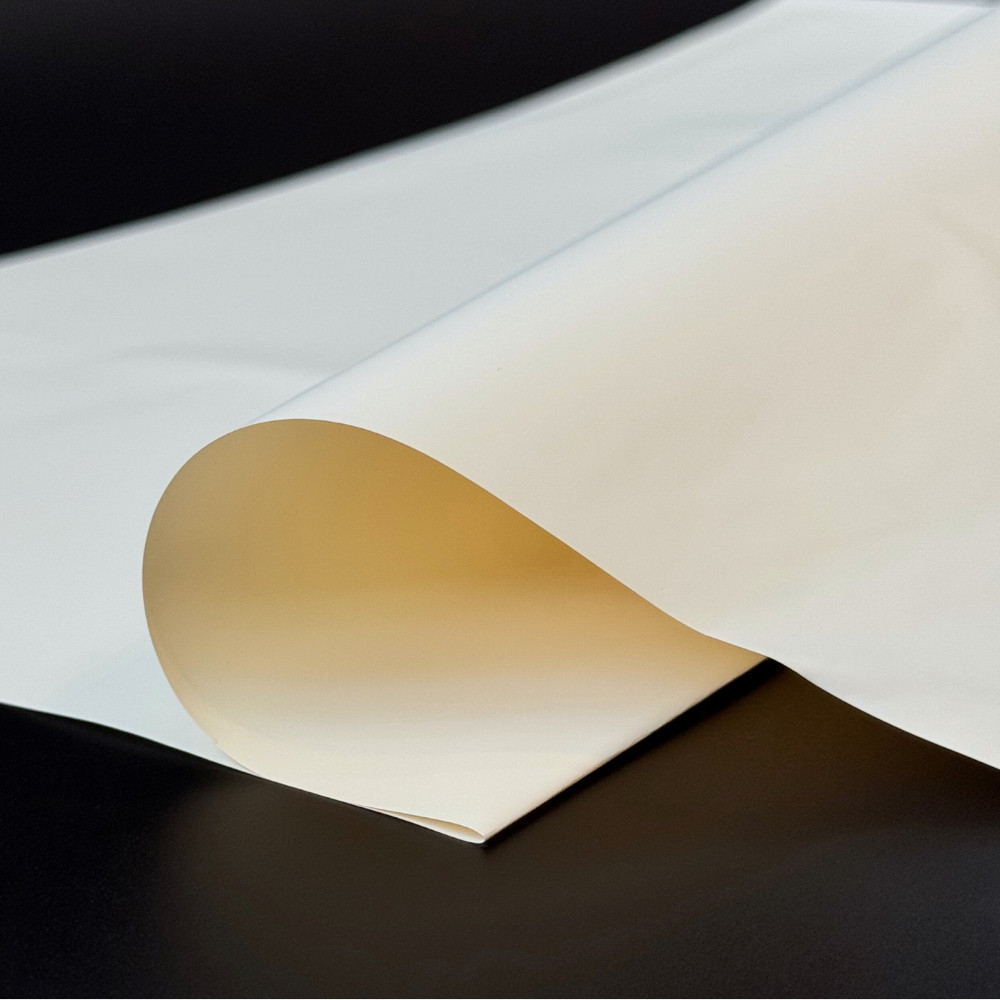 Флористична калька плівка для упаковки квітів, матова щільна, 56х56 см, шампань 2 (20 листів), фото 1