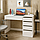 Сучасний учнівський білий письмовий стіл з шухлядами для школяра дитини дівчинки підлітка 110 см Профі, фото 2