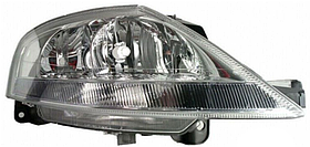 Фара права Citroen C3 02-09 Depo H7/H1/PY21W/W5W, -лампа, кор.