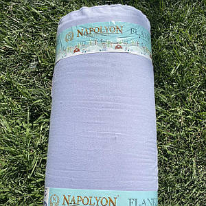 Фланелева тканина однотонна, колір блакитний (шир. 2,4 м) (FL-N-0716)