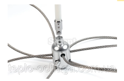 Щітка алюмінієва з тросами до набору Savent TURBO 370 мм, фото 1