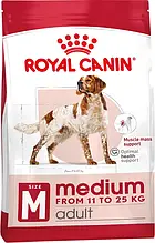 Royal Canin Medium Adult старше 12 місяців 4 кг для дорослих собак середніх порід сухий корм