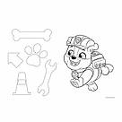 Розмальовка SUPER GIANT 15 шт (42001) Маршал та його друзі, фото 3