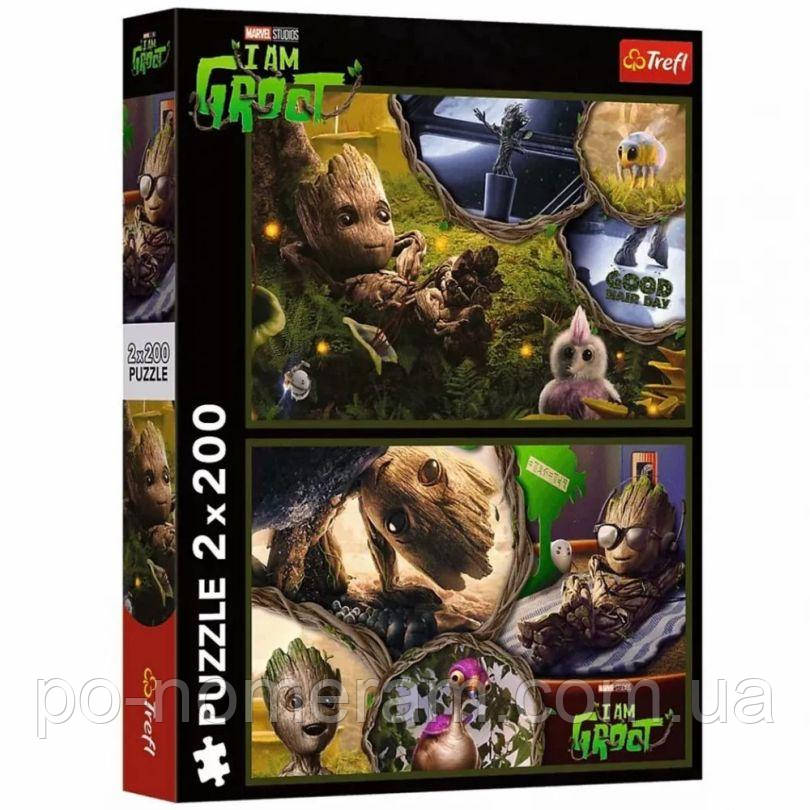 Пазли для дітей Trefl Грут 200+200 елементів, фото 1