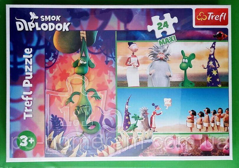 Пазли Trefl Цікавий дракон 24 елементів, фото 1