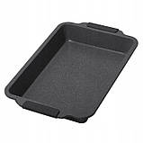 Форма для запікання Kamille 46х30х6 см із вуглецевої сталі з мармуровим покриттям, фото 2