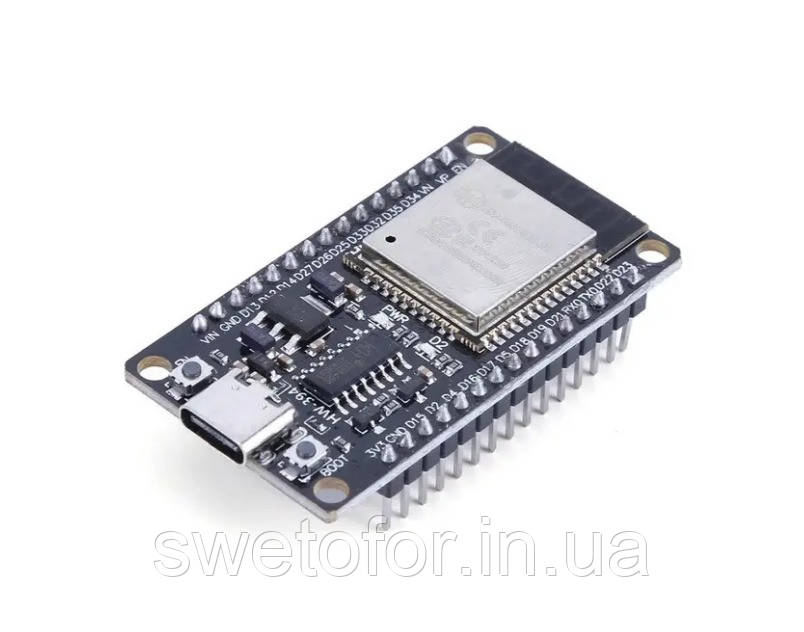 Модуль ESP32 WiFi Bluetooth WROOM-32 CH340 TYPE-C DEVKIT плата розробника