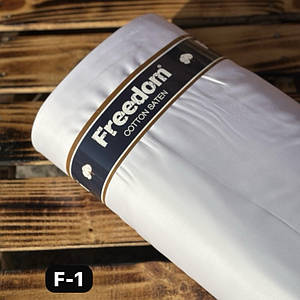 Сатин білий для постільної білизни, мерсеризований (ТУРЦІЯ шир. 2,4 м) (SAT-N-0001)