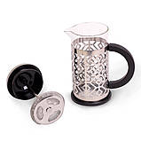 Френч-прес 350 мл Kamille нержавіюча сталь, скло, бакеліт, фото 2