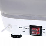 Складна гідромасажна ванночка для ніг Camry CR2174 з підігрівом води бульбашковим і вібраційним масажем, фото 7