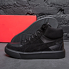 Чоловічі зимові черевики  Black Leather, фото 9