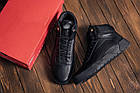 Чоловічі зимові черевики Black Leather, фото 8