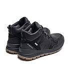 Чоловічі зимові шкіряні кросівки Е-series Clasic Black, фото 4