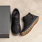 Чоловічі зимові шкіряні кросівки Е-series Clasic Black, фото 5