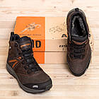 Чоловічі зимові шкіряні черевики Brown, фото 7