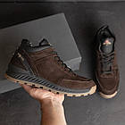 Чоловічі зимові шкіряні кросівки Е-series Clasic Brown, фото 8