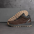 Чоловічі зимові шкіряні кросівки Е-series Clasic Brown, фото 9