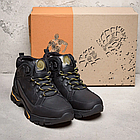 Чоловічі зимові шкіряні черевики Black, фото 7