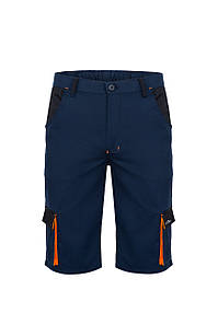 Шорти робочі ПЕРФОРМЕР темно-синій/чорний/помаранчевий