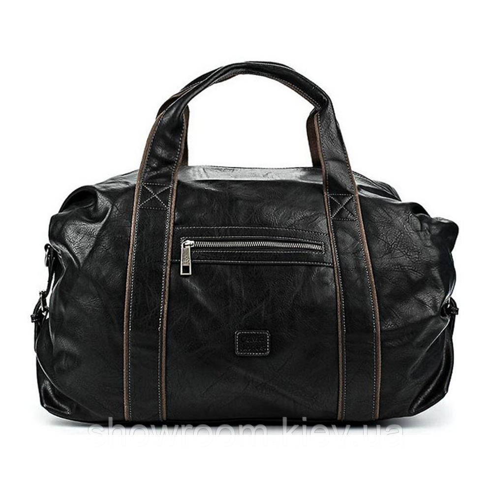 Чоловіча дорожня сумка David Jones (4132) чорна, фото 1