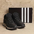 Чоловічі зимові шкіряні черевики Originals Black, фото 7