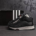 Чоловічі зимові шкіряні черевики Originals Black, фото 8