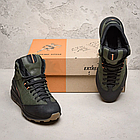 Чоловічі зимові шкіряні черевики Green, фото 6
