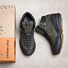 Чоловічі зимові шкіряні черевики Green, фото 7