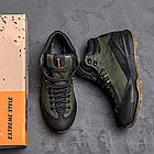 Чоловічі зимові шкіряні черевики Green, фото 10