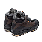 Чоловічі зимові шкіряні черевики  Chocolate, фото 4