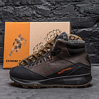 Чоловічі зимові шкіряні черевики  Chocolate, фото 8