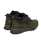 Чоловічі зимові шкіряні черевики Green, фото 4