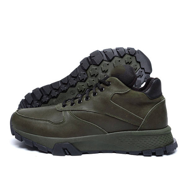 Чоловічі зимові шкіряні черевики G-Step Green, фото 1