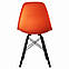 Пластиковий стілець Тауер Вуд помаранчевий для кафе офісу та зони ресепшн, фото 3