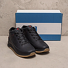 Чоловічі зимові шкіряні кросівки Black Classic, фото 5