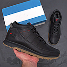 Чоловічі зимові шкіряні кросівки Black Classic, фото 9