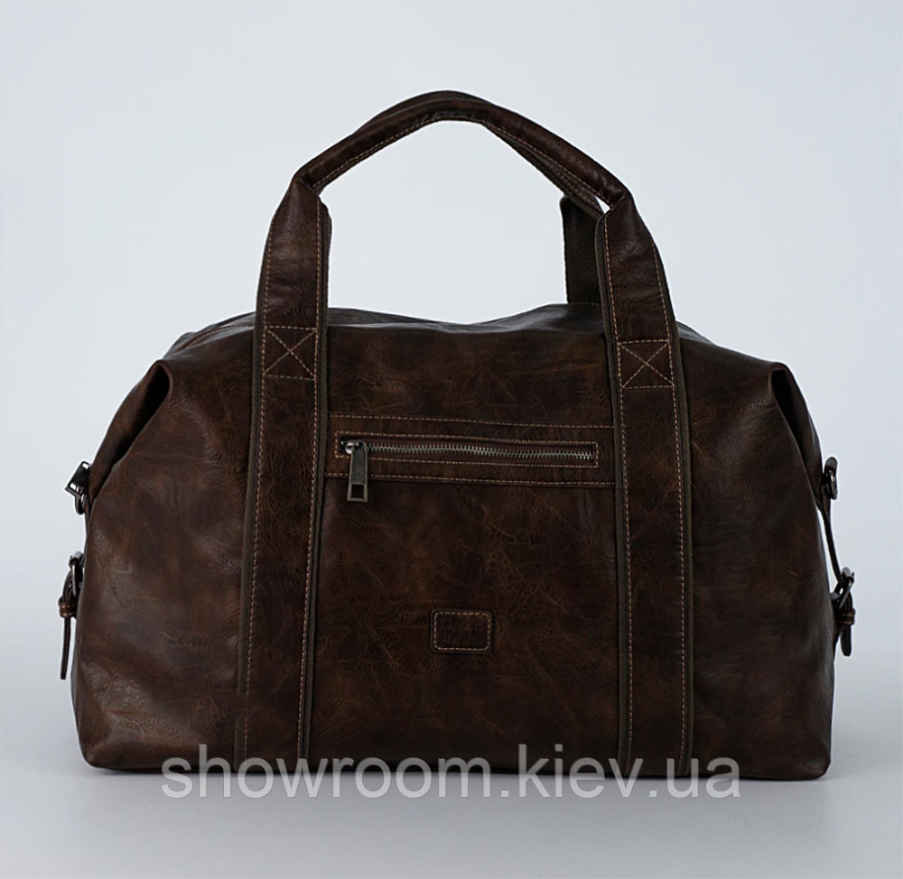 Дорожня чоловіча сумка саквояж David Jones (4132) коричнева, фото 1