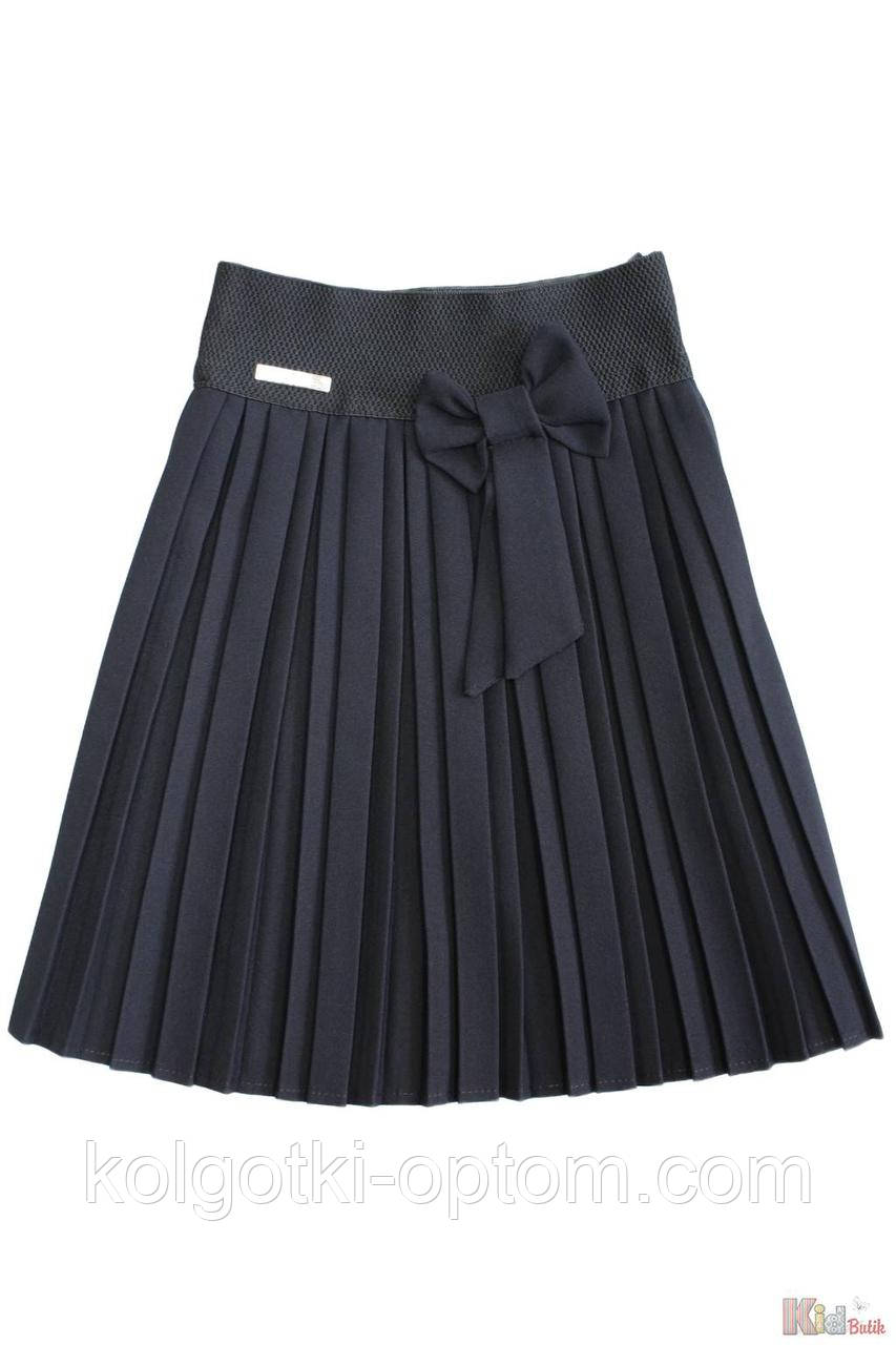 ОПТОМ Упаковка (116-122-128) Спідниця шкільна чорна плісирована для дівчинки Capris 1111000065131, фото 1