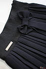ОПТОМ Упаковка (116-122-128) Спідниця шкільна чорна плісирована для дівчинки Capris 1111000065131, фото 3
